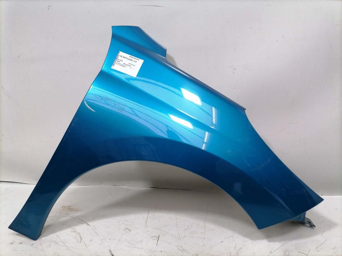 Peugeot 207 original Kotfl&uuml;gel vorn rechts KMU Blaumetallic Bj.2008